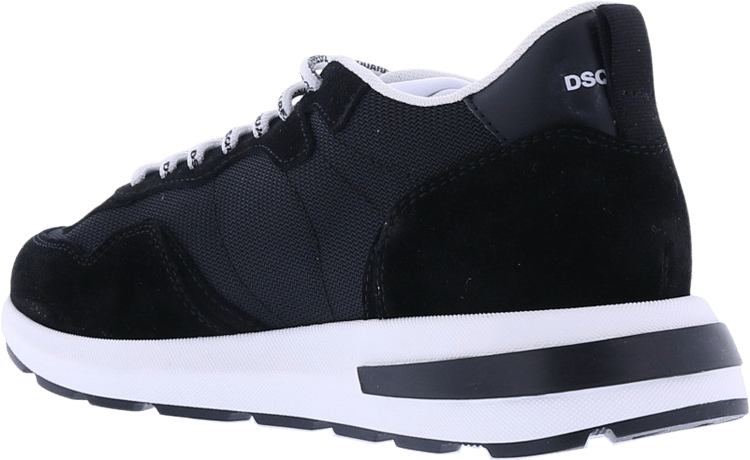 Dsquared2 Kids Sneakers Running Sole Lace Dsq Zwart