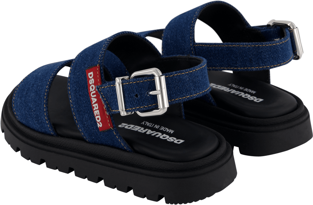 Dsquared2 Dsquared2 Kinder Meisjes Sandalen Jeans Blauw