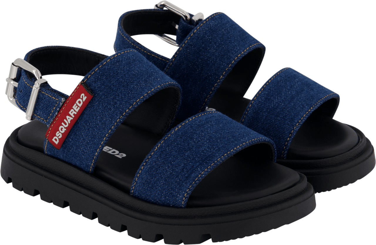 Dsquared2 Dsquared2 Kinder Meisjes Sandalen Jeans Blauw