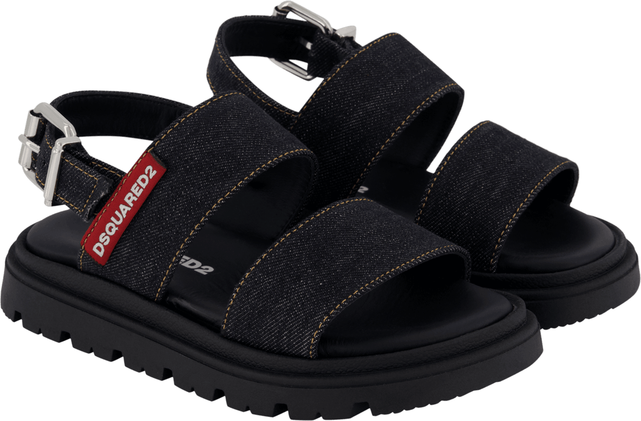 Dsquared2 Dsquared2 Kinder Meisjes Sandalen Zwart Zwart