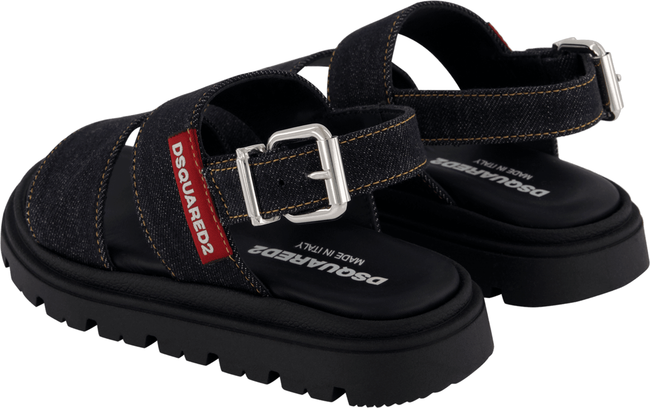 Dsquared2 Dsquared2 Kinder Meisjes Sandalen Zwart Zwart