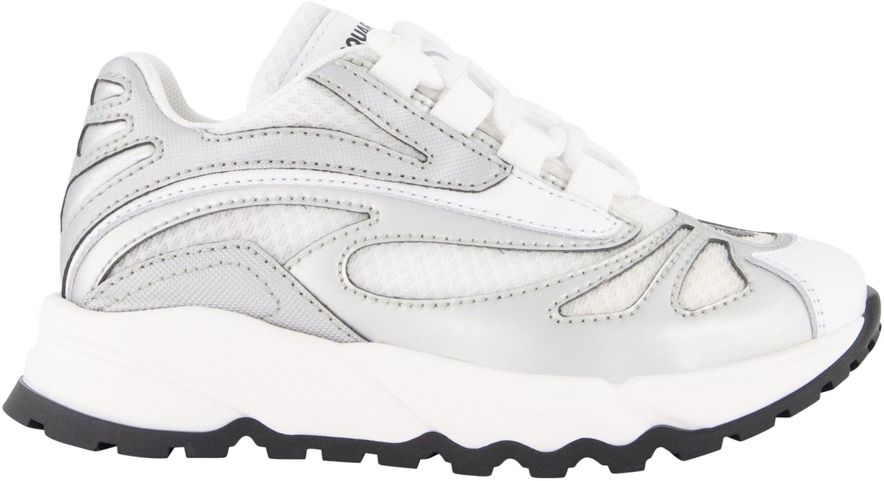 Dsquared2 Dsquared2 Meisjes Sneakers In Zilver Metallic