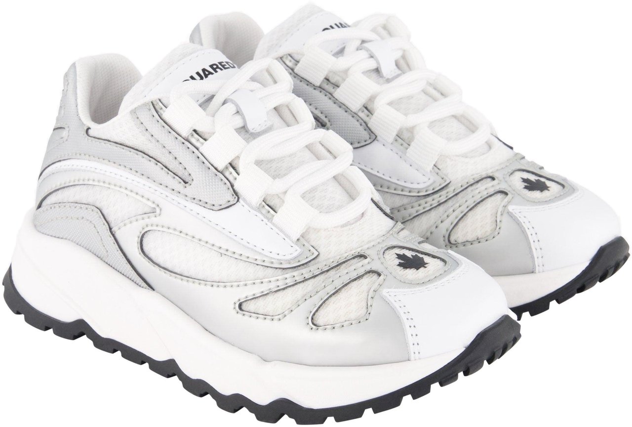 Dsquared2 Dsquared2 Meisjes Sneakers In Zilver Metallic