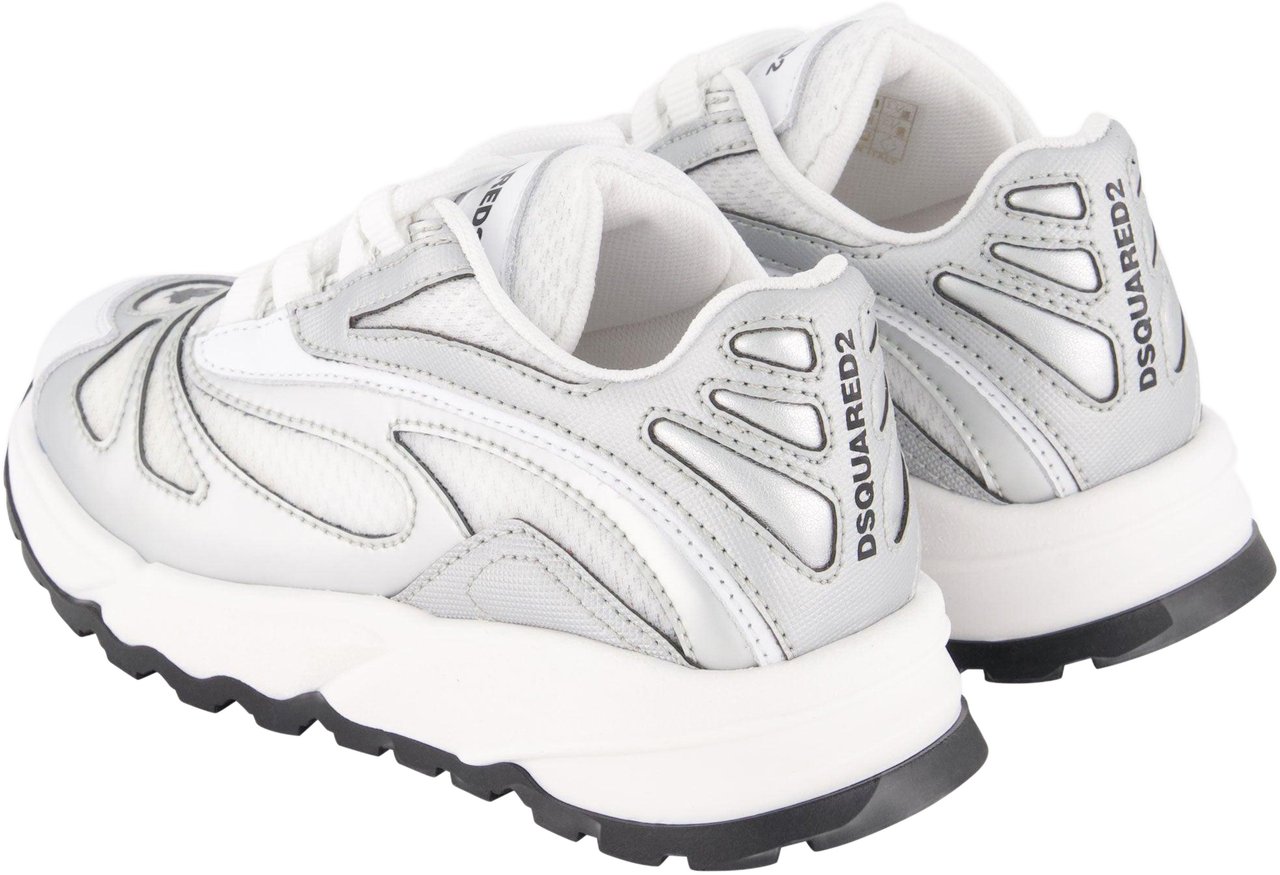 Dsquared2 Dsquared2 Meisjes Sneakers In Zilver Metallic