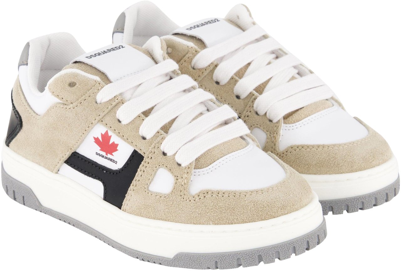 Dsquared2 Dsquared2 Meisjes Sneakers In Beige Beige