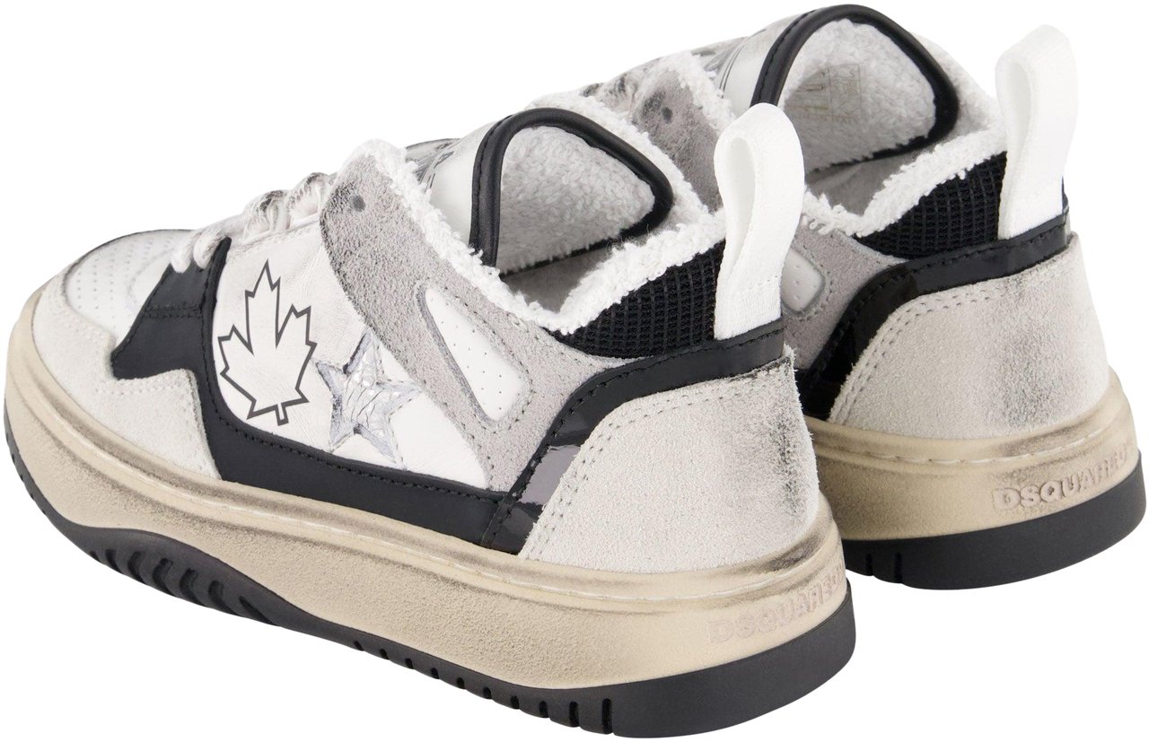 Dsquared2 Dsquared2 Jongens Sneakers In Wit Wit