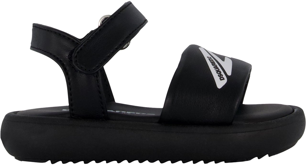Dsquared2 Dsquared2 Unisex Sandalen In Zwart Zwart