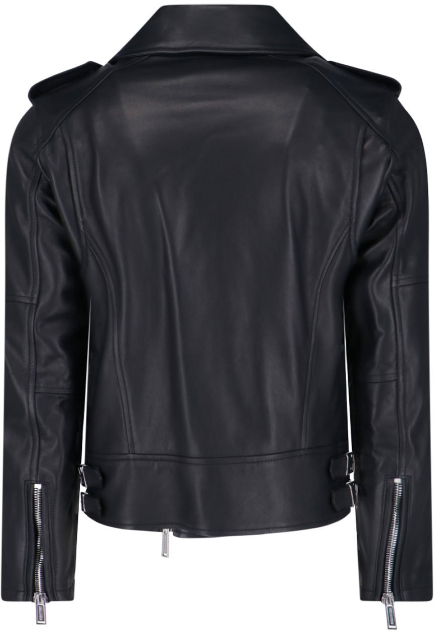 Dsquared2 'Biker' Jacket – Black Zwart