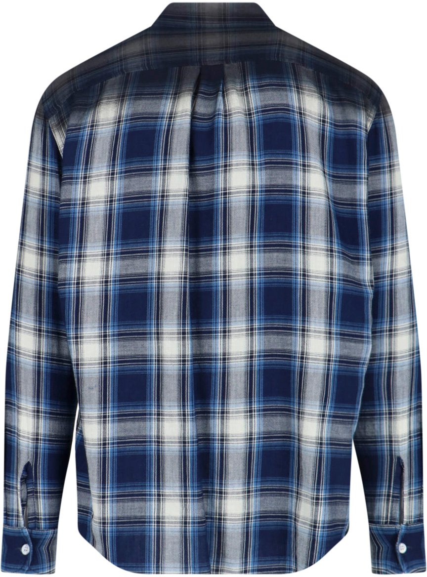 Dsquared2 Blue Checked Shirt Wit