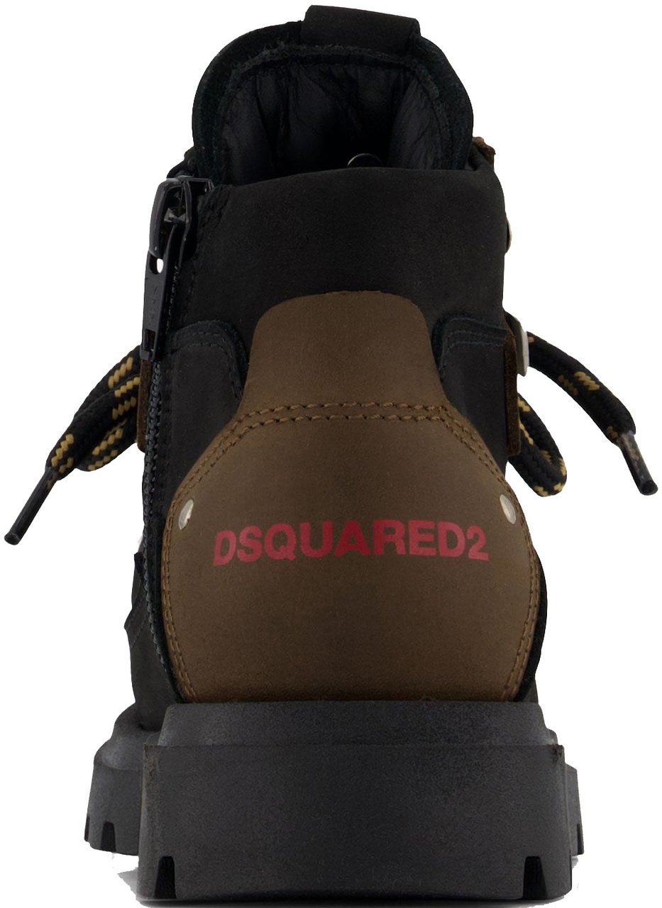 Dsquared2 Dsquared2 Unisex Laarzen In Zwart Zwart