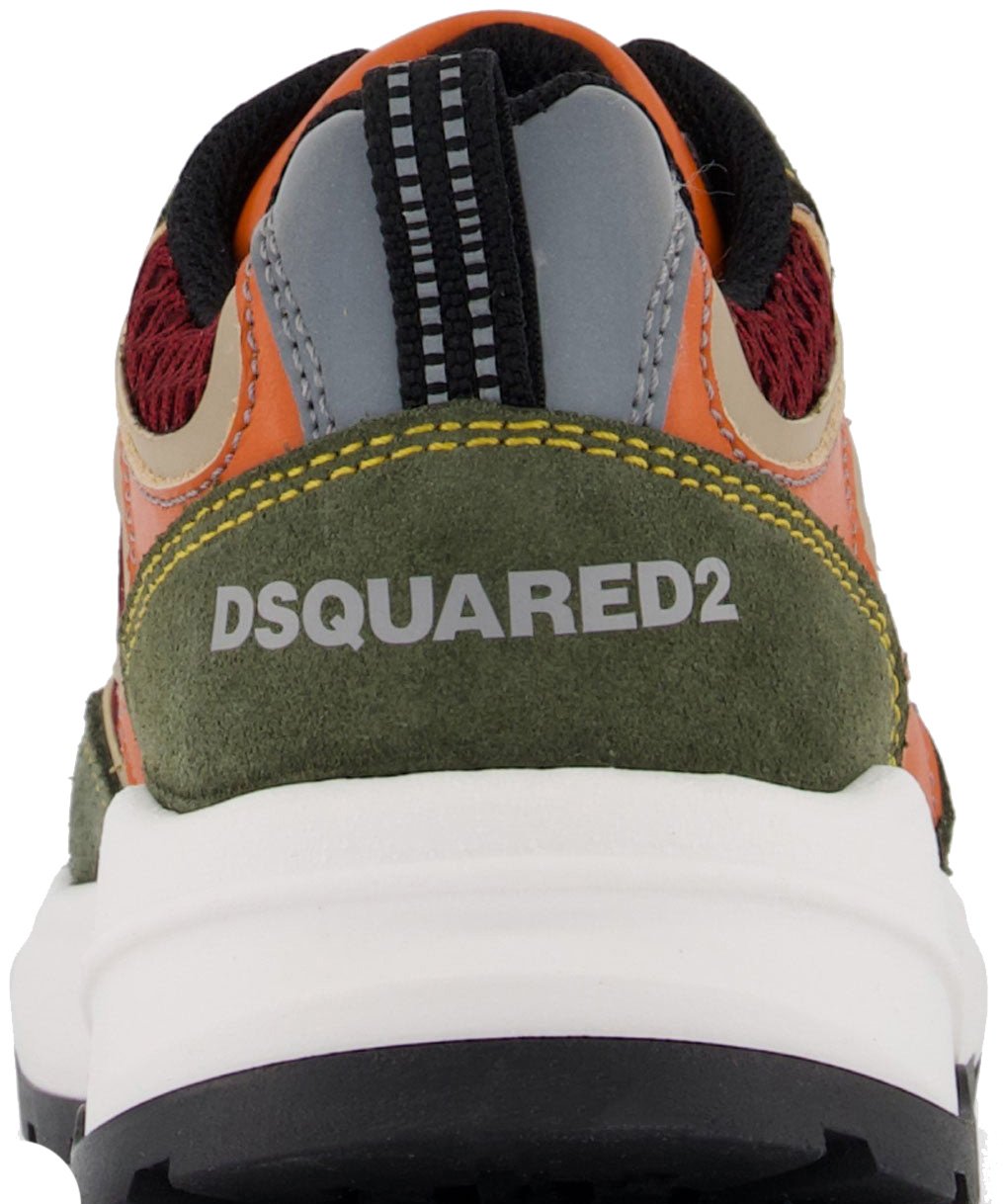 Dsquared2 Dsquared2 Unisex Sneakers In Donker Groen Groen