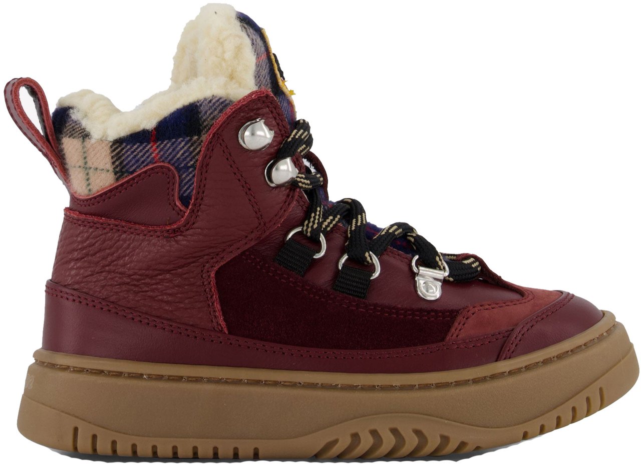 Dsquared2 Dsquared2 Unisex Laarzen In Bordeaux Rood