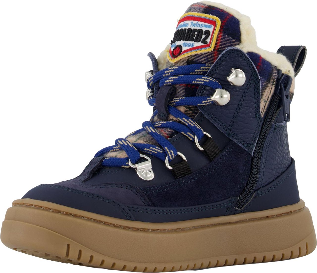 Dsquared2 Unisex Laarzen In Navy Blauw