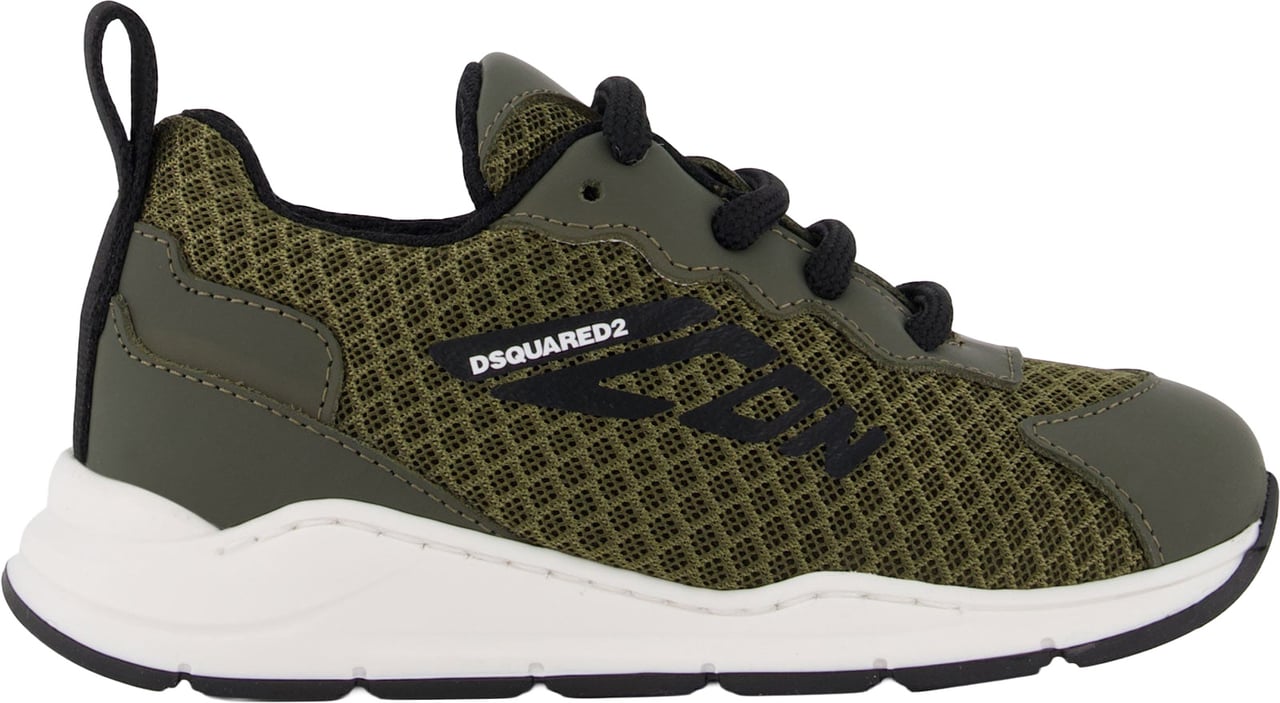 Dsquared2 Unisex Sneakers In Army Groen