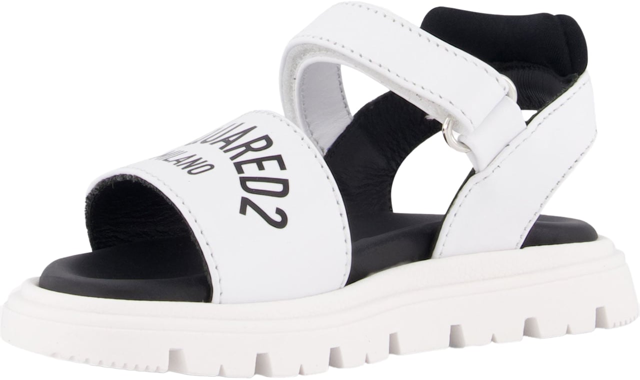 Dsquared2 Dsquared2 Unisex Sandalen In Wit Wit
