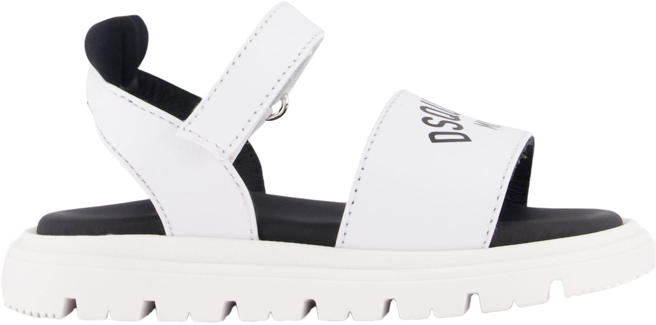 Dsquared2 Dsquared2 Unisex Sandalen In Wit Wit