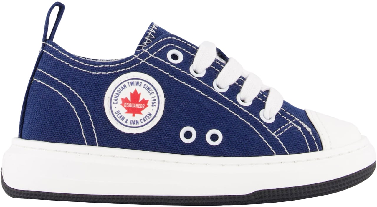 Dsquared2 Dsquared2 Unisex Sneakers In Navy Blauw