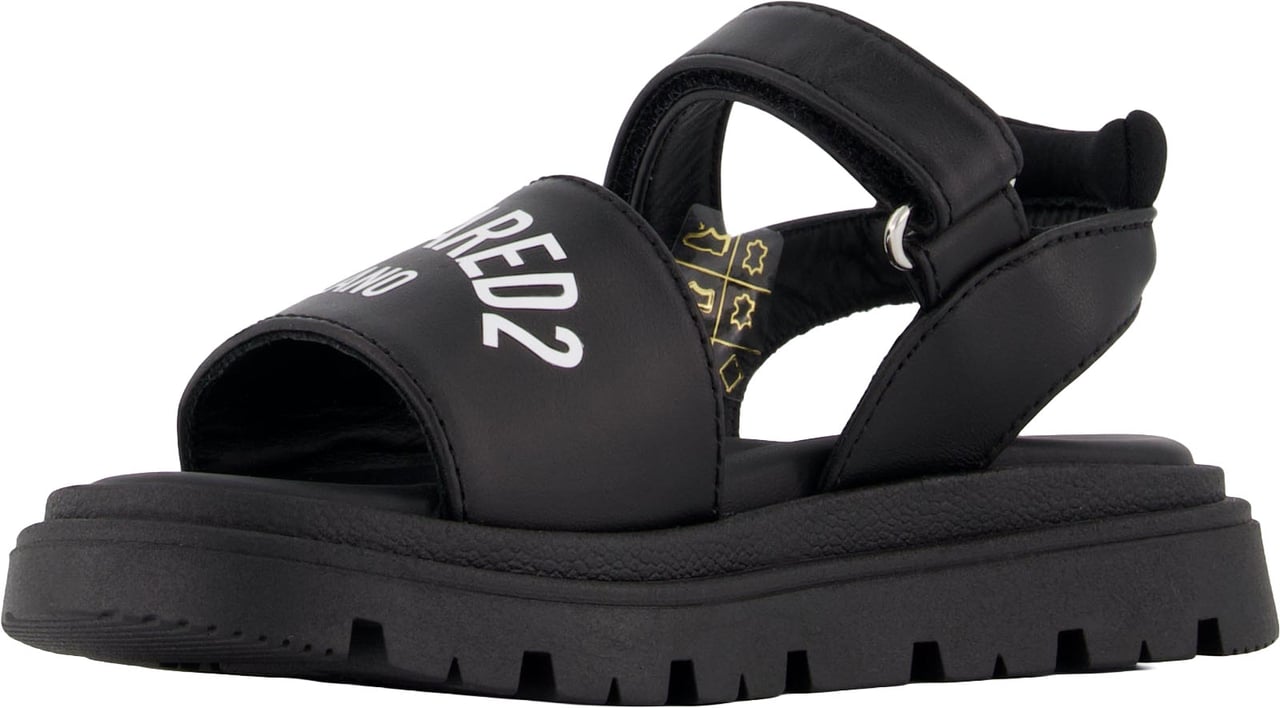 Dsquared2 Unisex Sandalen In Zwart Zwart