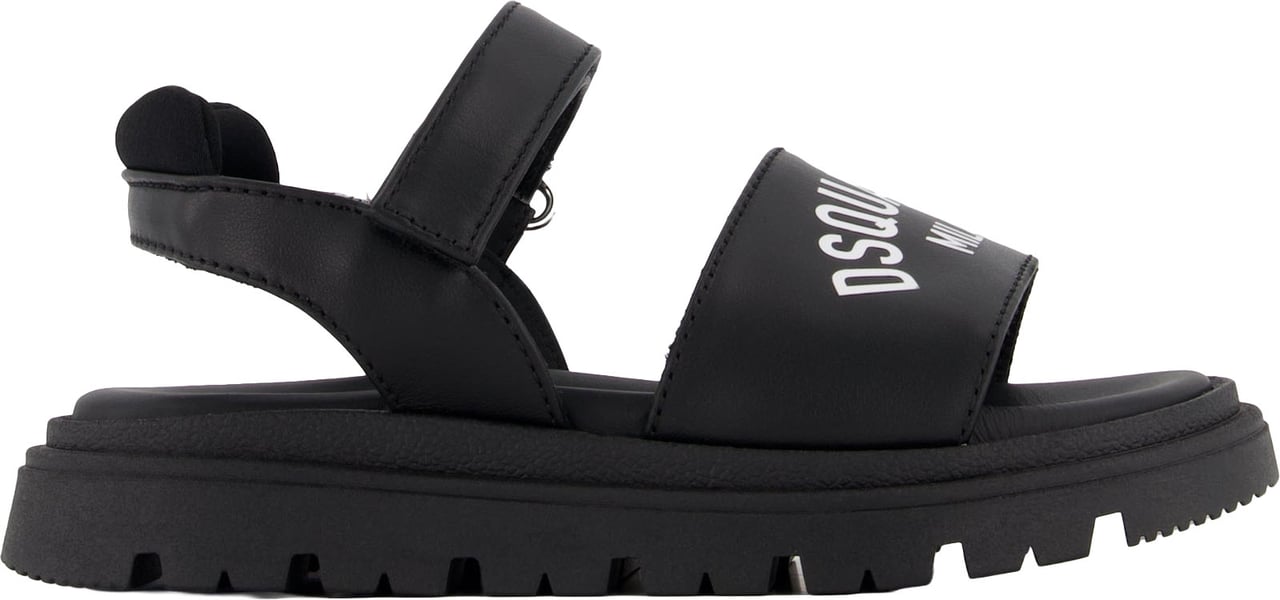 Dsquared2 Dsquared2 Unisex Sandalen In Zwart Zwart