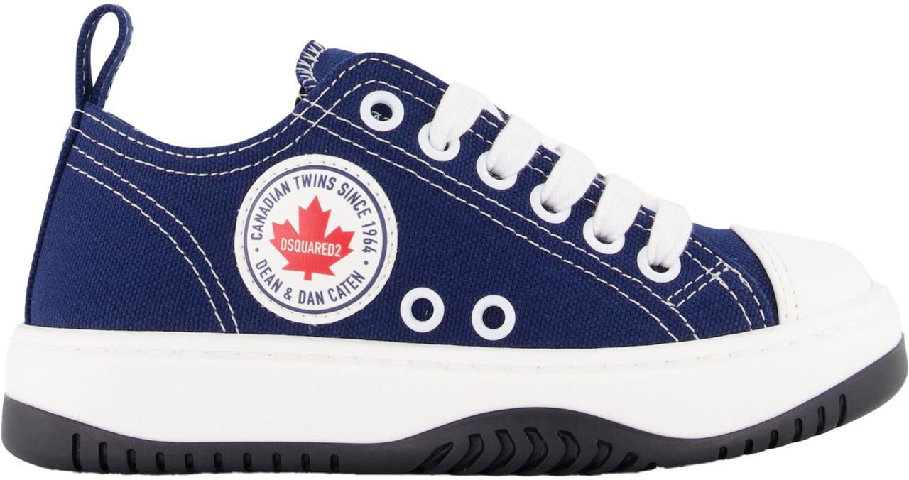 Dsquared2 Dsquared2 Unisex Sneakers In Navy Blauw
