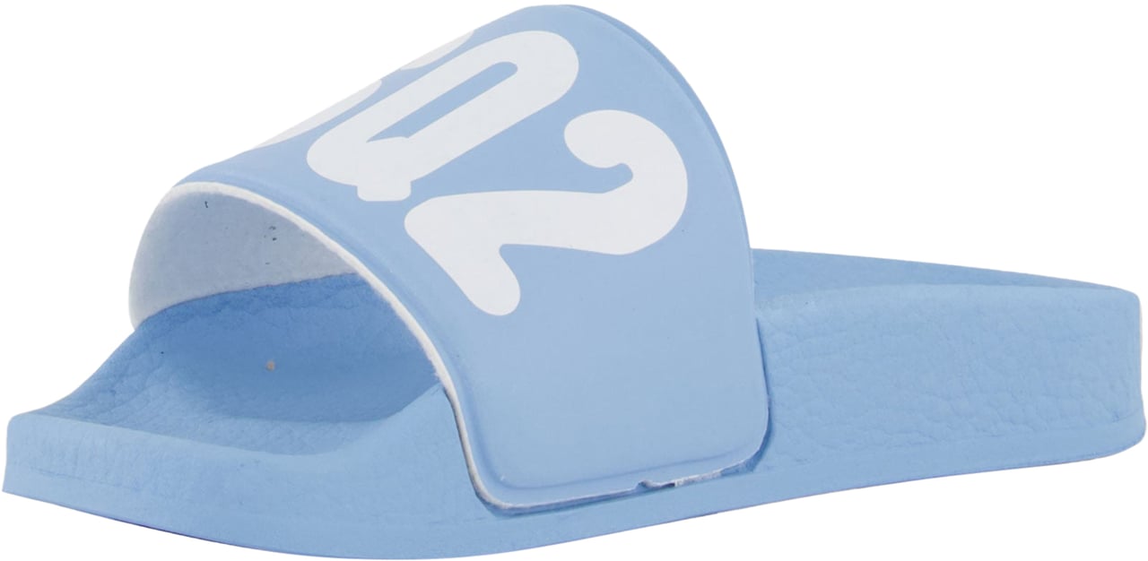 Dsquared2 Dsquared2 Jongens Slippers In Licht Blauw Blauw