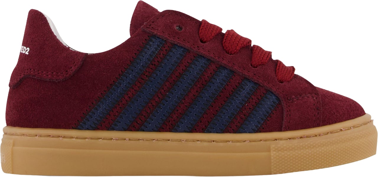 Dsquared2 Unisex Sneakers In Bordeaux Rood