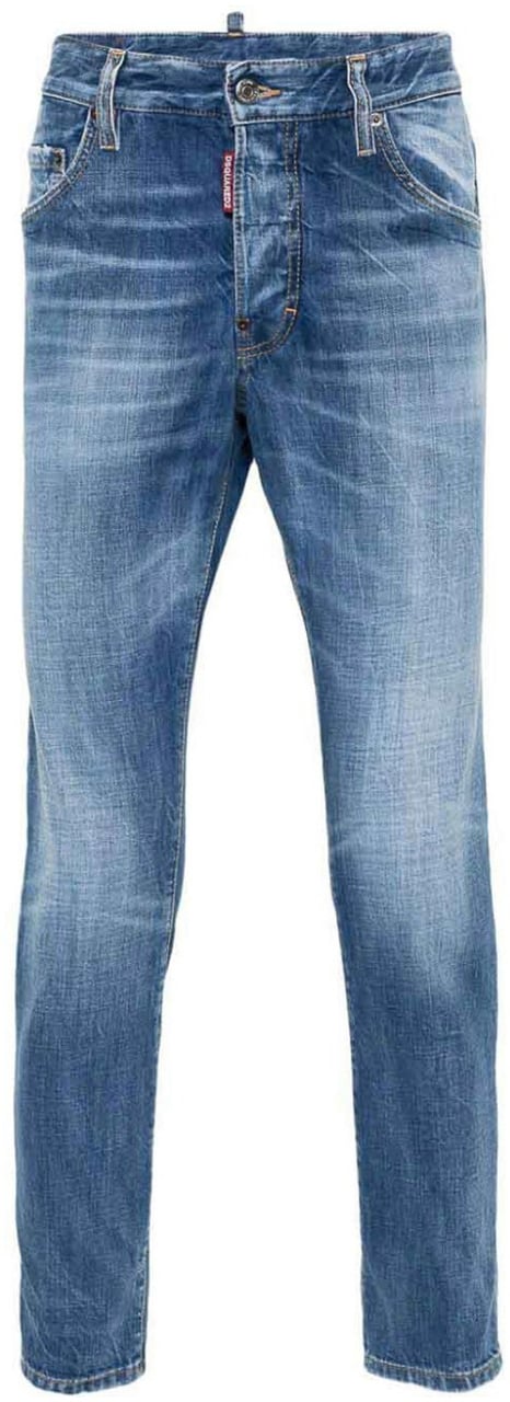 Dsquared2 Skater Slim Fit Jeans Blauw