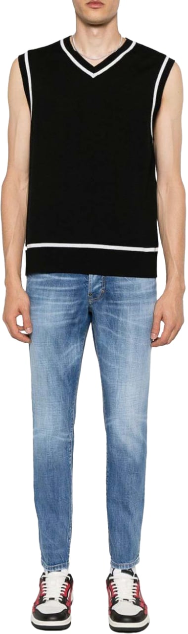 Dsquared2 Skater Slim Fit Jeans Blauw