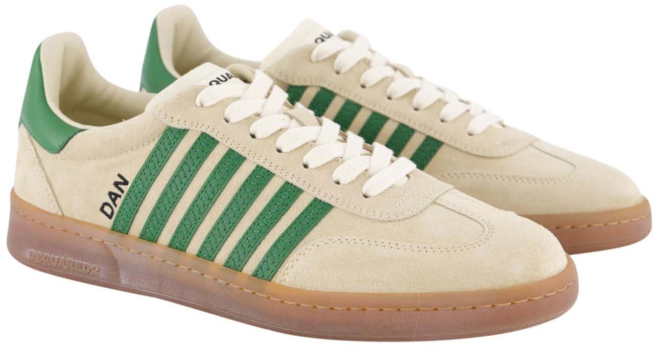 Dsquared2 Heren Boxer Sneaker Beige/Groen Beige