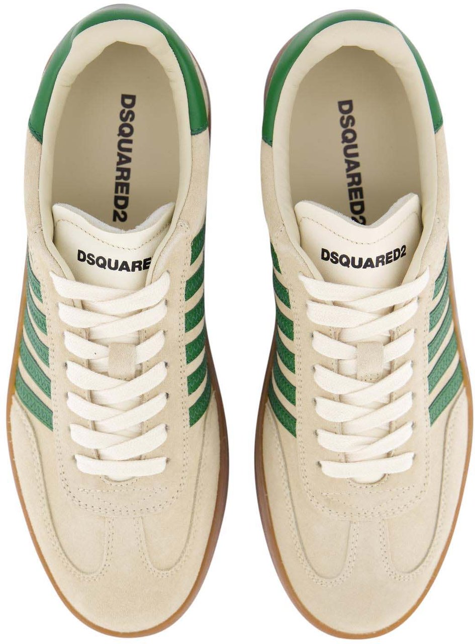 Dsquared2 Heren Boxer Sneaker Beige/Groen Beige