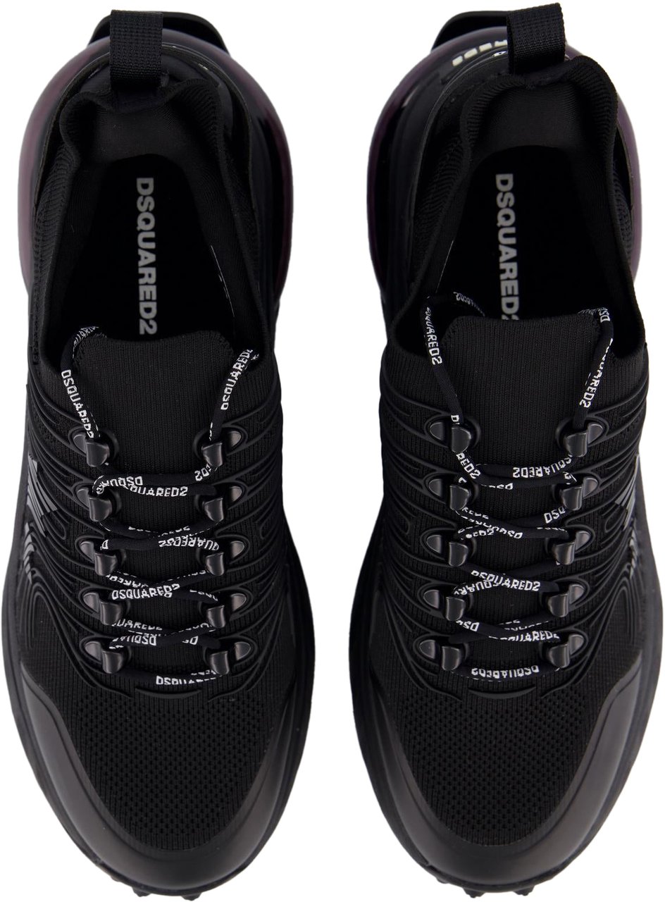 Dsquared2 Heren Bubble Sneakers Zwart Zwart