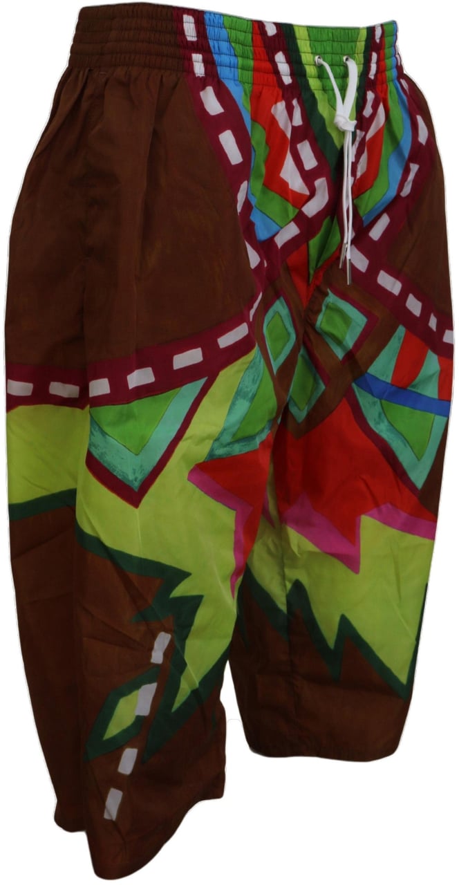Dsquared2 Dsquared² Multicolor Printed Men Beachwear Shorts Swimwear Divers