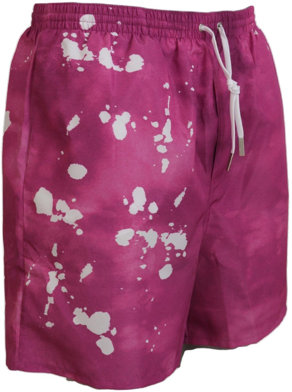 Dsquared2 Dsquared² Pink Tie Dye Logo Men Beachwear Shorts Swimwear Roze