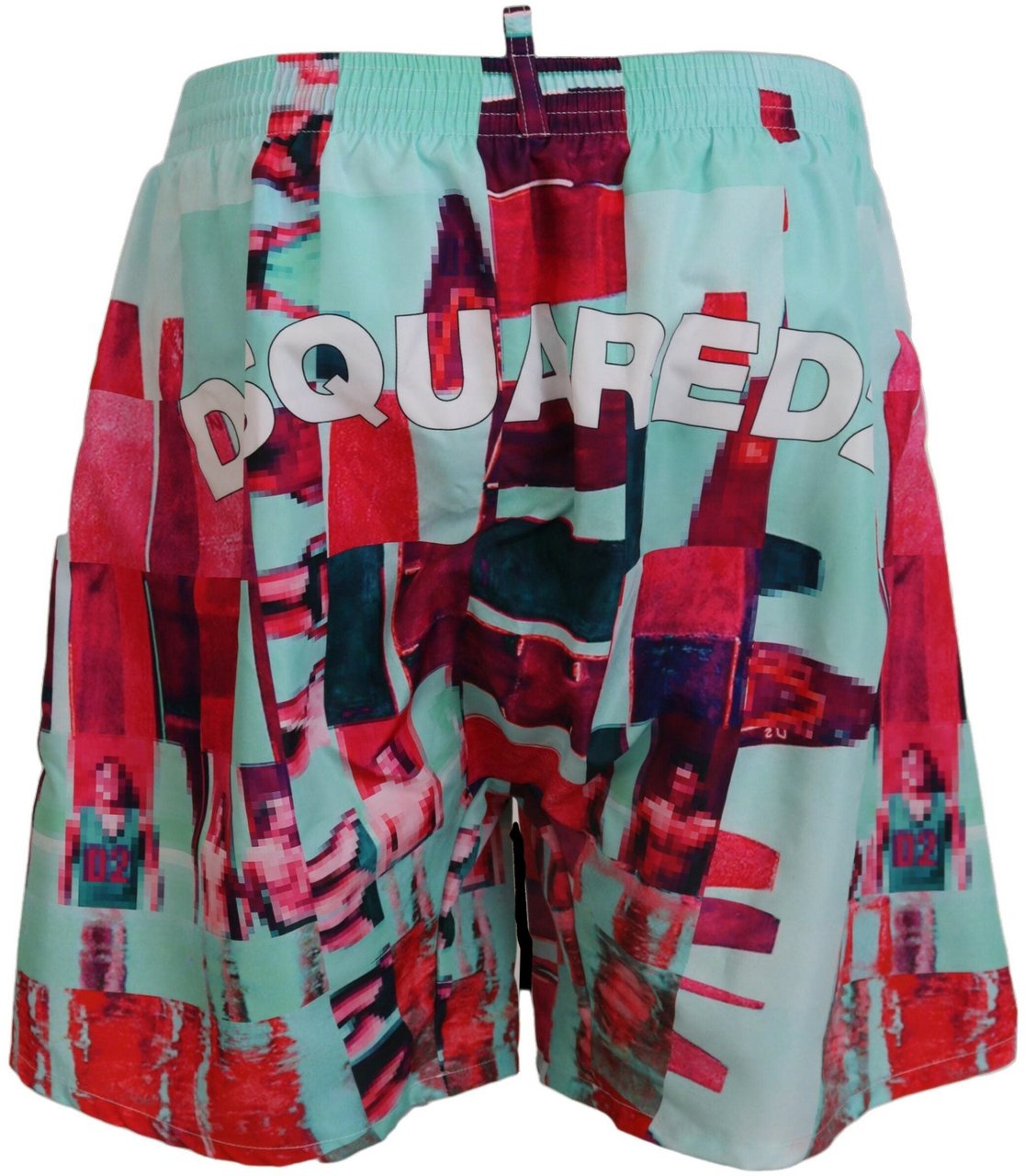 Dsquared2 Dsquared² Multicolor Printed Beachwear Shorts Swimwear Divers