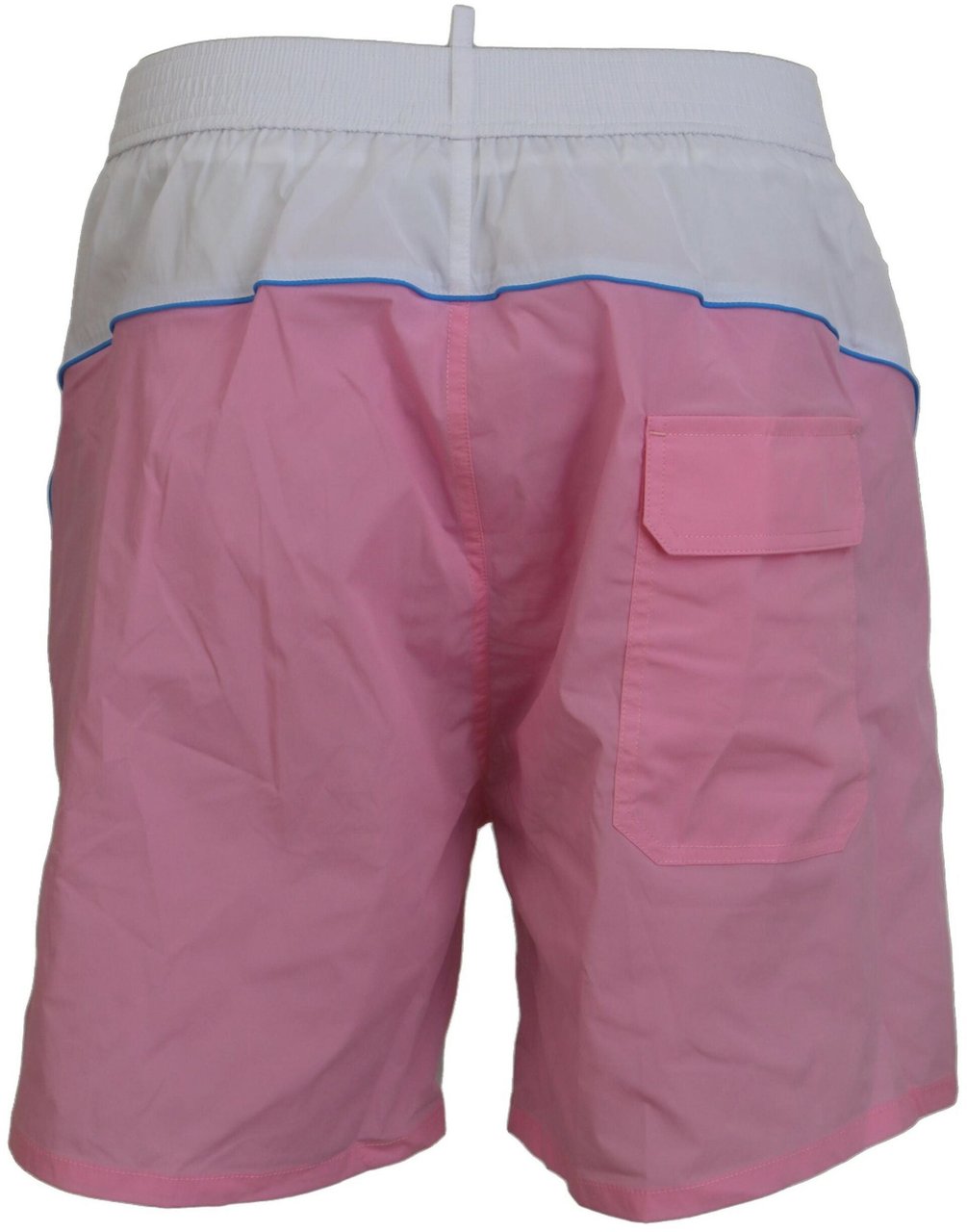 Dsquared2 Dsquared² White Pink Logo Print Men Beachwear Shorts Swimwear Divers