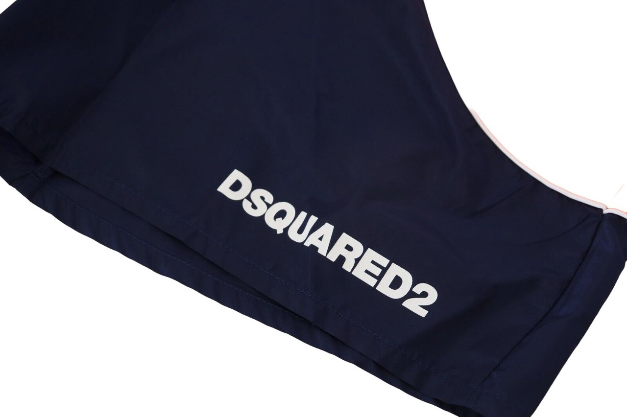 Dsquared2 Dsquared² Multicolor Logo Print Men Beachwear Swimwear Short Divers
