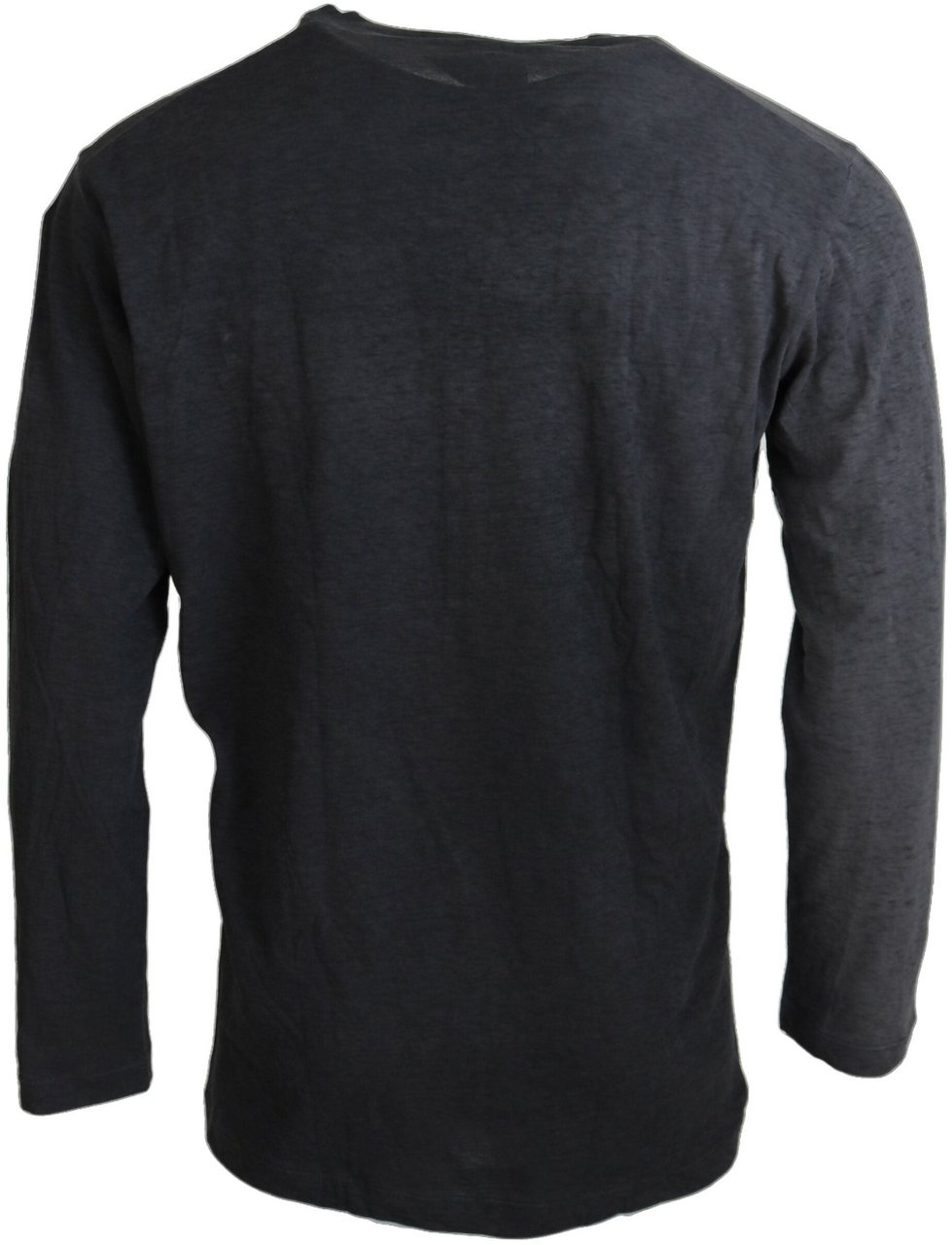Dsquared2 Dsquared² Black Cotton Linen Long Sleeves Pullover Sweater Zwart