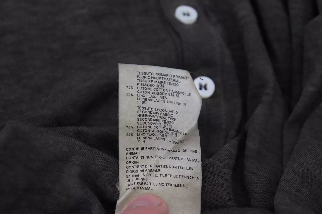 Dsquared2 Dsquared² Gray Cotton Linen Long Sleeves Pullover Sweater Grijs