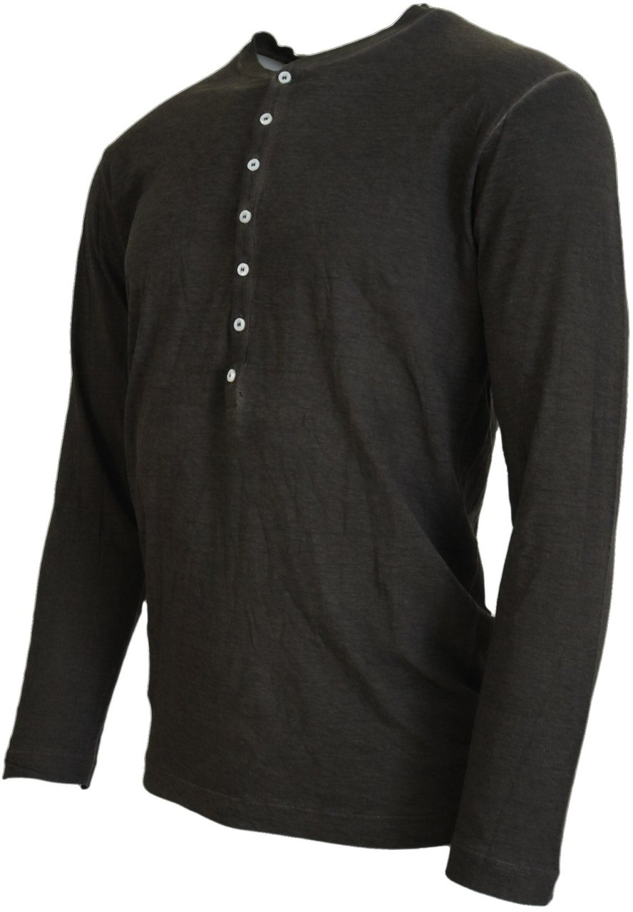 Dsquared2 Dsquared² Gray Cotton Linen Long Sleeves Pullover Sweater Grijs