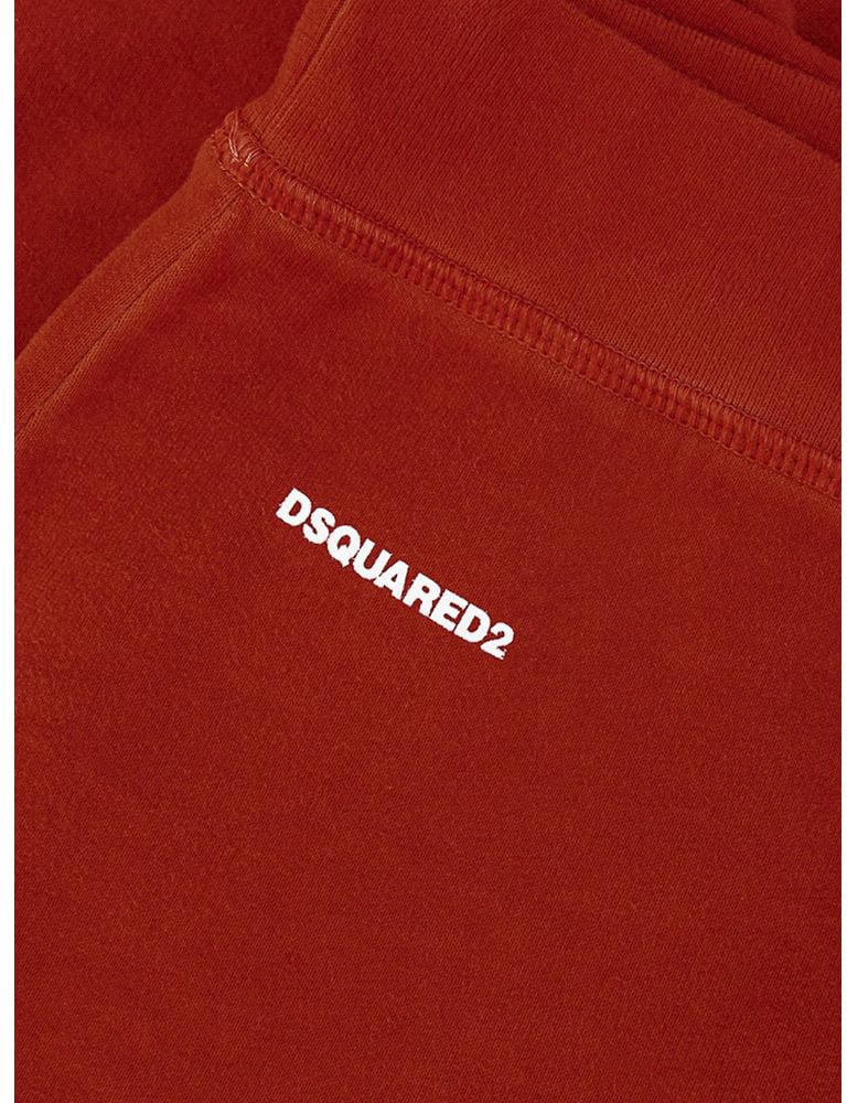 Dsquared2 Dsquared² Red Cotton Athletic Pants Rood