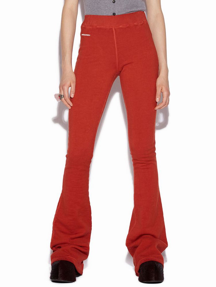 Dsquared2 Dsquared² Red Cotton Athletic Pants Rood