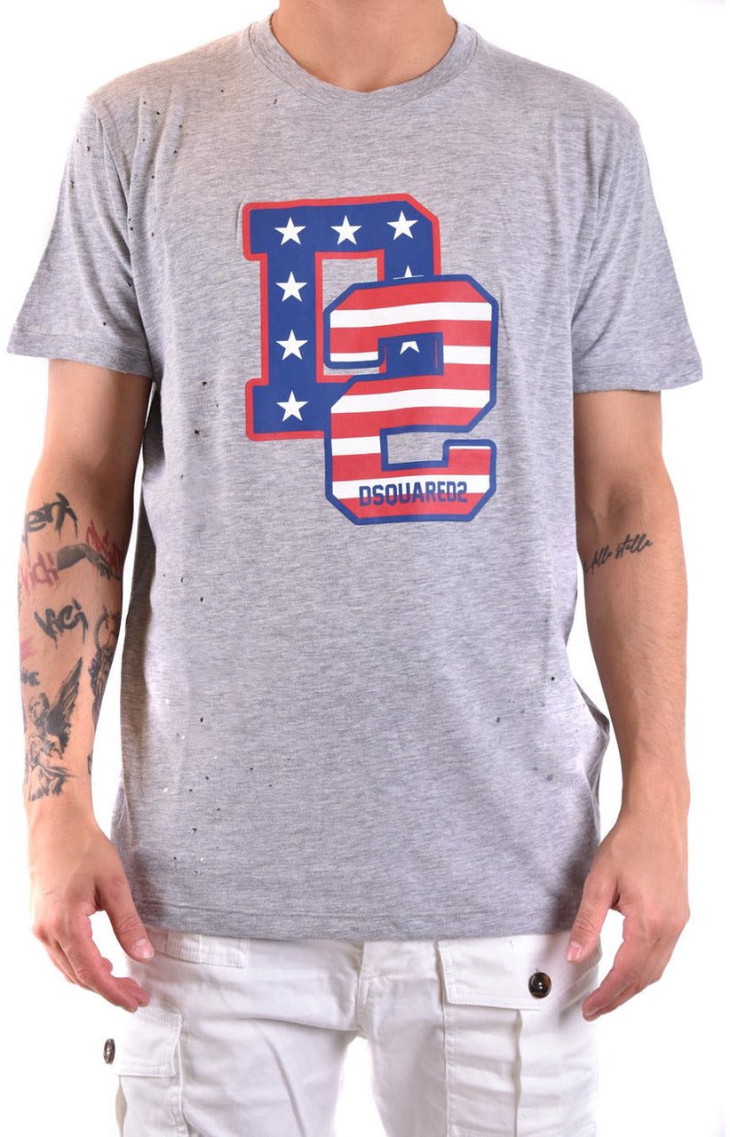 Dsquared2 Men T-Shirt Grijs