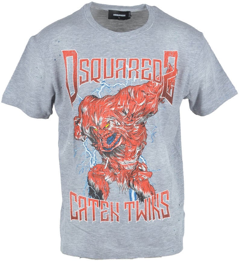 Dsquared2 Dsquared Men T-Shirt Grijs
