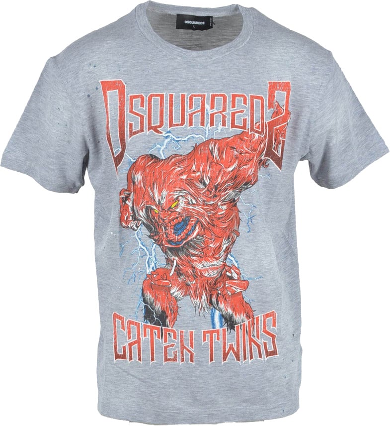 Dsquared2 Dsquared Men T-Shirt Grijs