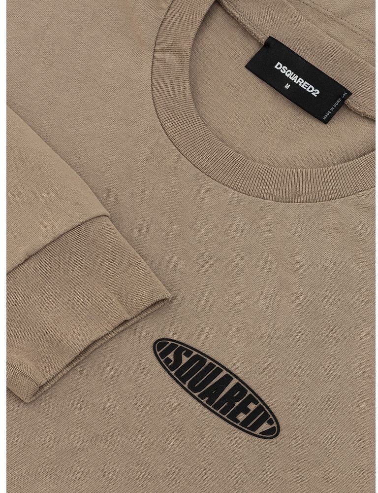 Dsquared2 Dsquared² Beige Cotton T-Shirt Beige