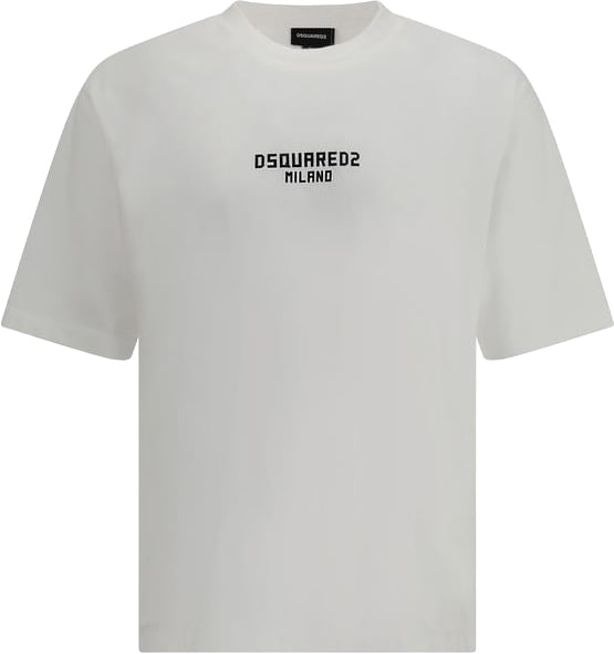 Dsquared2 Dsquared² White Cotton T-Shirt Wit
