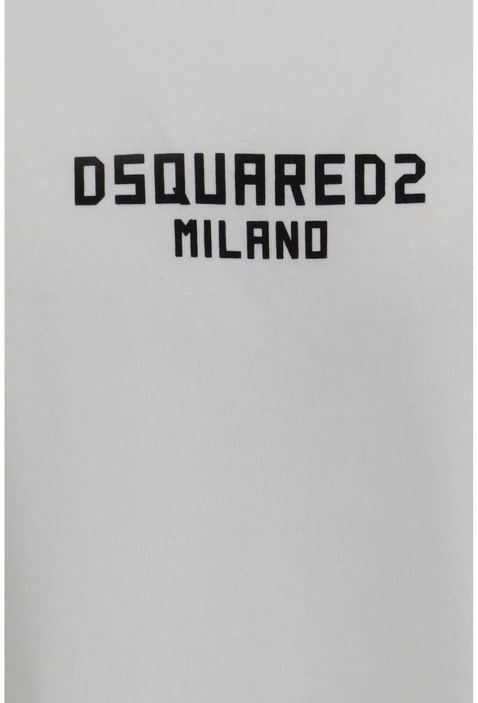 Dsquared2 Dsquared² White Cotton T-Shirt Wit