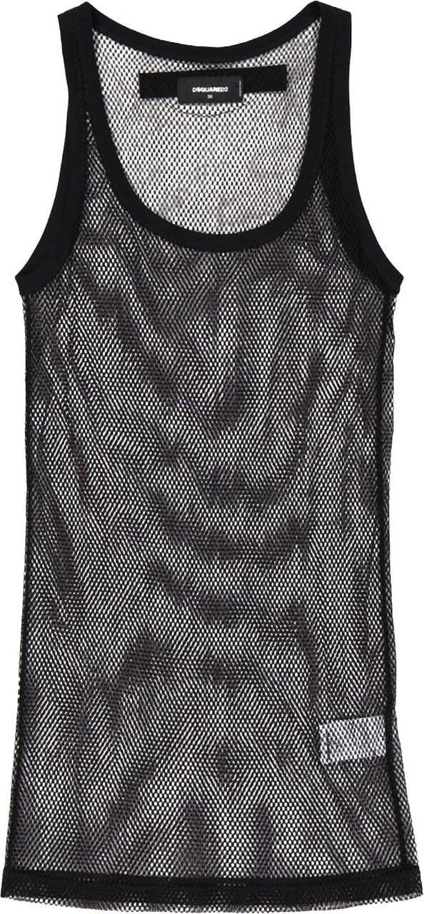 Dsquared2 Sleeveless Long Top Zwart