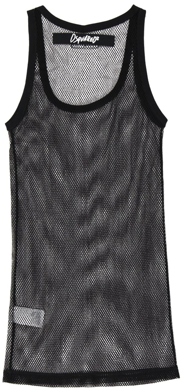 Dsquared2 Sleeveless Long Top Zwart