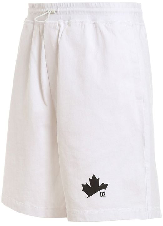 Dsquared2 Dsquared² White Cotton Shorts Wit